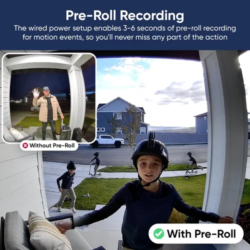 Vista 12 de WYZE Wired Doorbell Camera v2(Existing Doorbell Wiring Required), 2K HD
