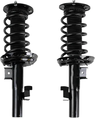 Vista 199 de TRQ - Conjunto de puntal delantero y resorte helicoidal (lados del conductor y del pasajero), para auto