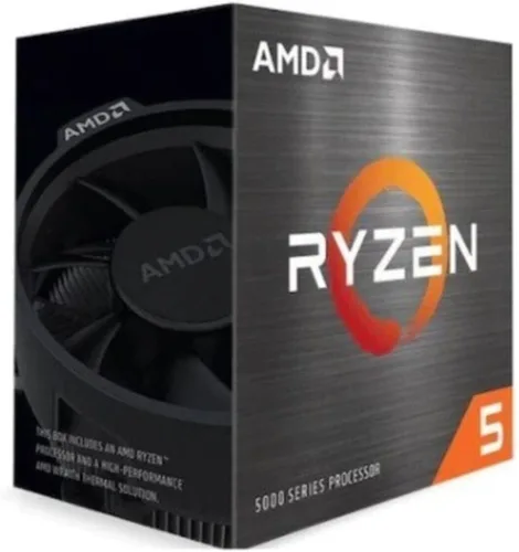 Vista 2 de AMD Ryzen 5 5600X - Procesador para computadora de escritorio desbloqueado de 6 núcleos y 12 hilos con enfriador Wraith Stealth