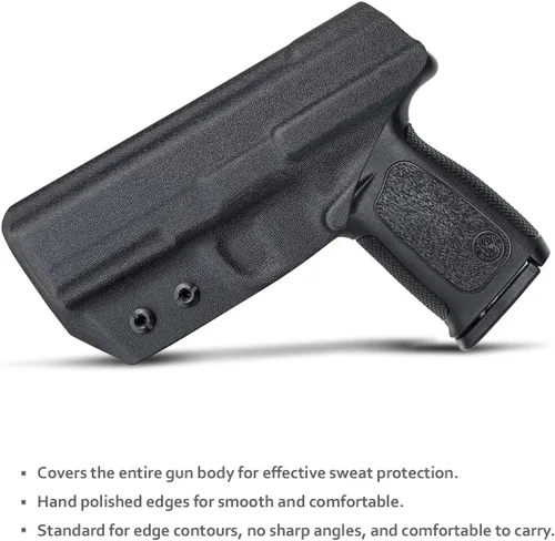 Vista 3 de S&W SD9VE SD40VE Funda IWB Kydex Funda de ajuste personalizado: Smith & Wesson SD9 VE / SD40 VE Pistol - Transporte interior de la cintura