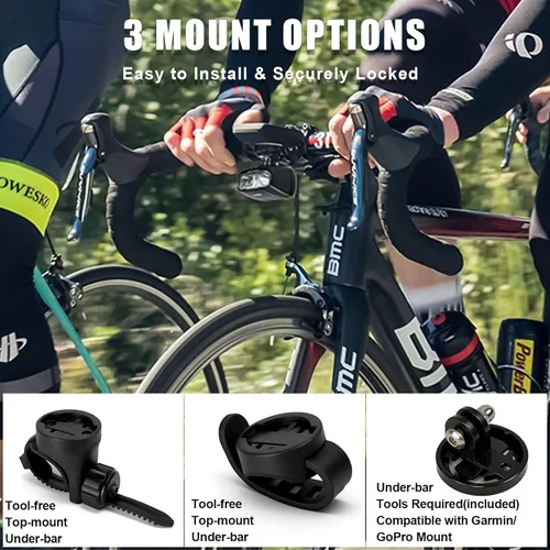 Vista 4 de Bike Lights for Night Riding - Aidisun Front Bicycle Light with High/Low Beam 1000 Lumens LED Bike Headlight Rechargeable, Lightweight, Max 12 Hours