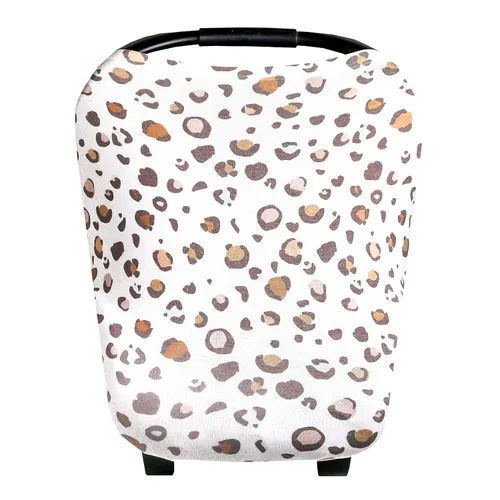 Vista 14 de Copper Pearl Funda multiusos: fundas de asiento de automóvil, funda de lactancia y funda de cochecito para el sol, tela elástica, uso para todas