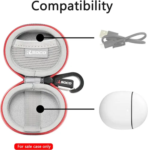 Vista 3 de Funda para Google Pixel Buds Pro 2 - RLSOCO Estuche rígido para auriculares inalámbricos Google Pixel Buds Pro 2/Pixel Buds 2a/Pixel Buds Serie