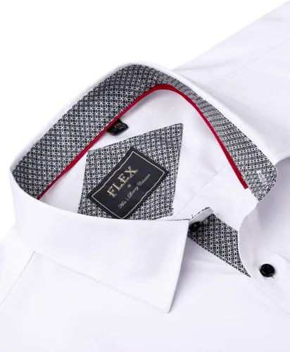 Vista 5 de JVer - Camisa de vestir para hombre informal manga larga no se arruga ajuste regular elástica con botones