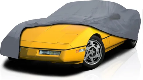 Vista 15 de Supreme - Funda de automóvil para Chevy Corvette C1 1953-1957 con bolsillos para espejo, impermeable, protección UV, resistente al polvo
