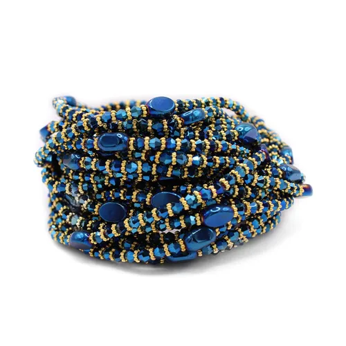 Vista 3 de Handmade African Waist beads from West Africa Senegal. Strethy Unique beads with a sparkle to them. Made with Long Lasting Durable