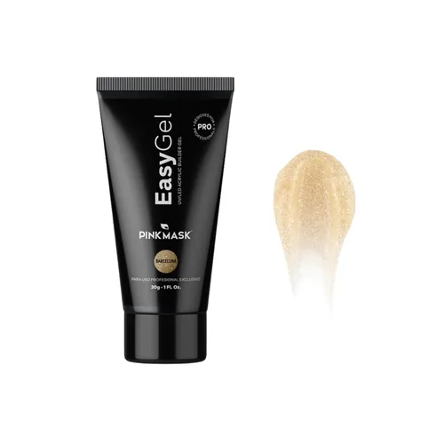PINK MASK Gel Fácil 1oz 30g - Barcelona, Gel Profesional de Construcción y Mejora - Extensión de Uñas Rápida para Principiantes DIY, Fortalecedor de