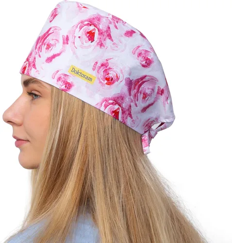 Vista 8 de Print Scrub Caps - Sombrero perfecto para enfermeras, médicos y EMTs..
