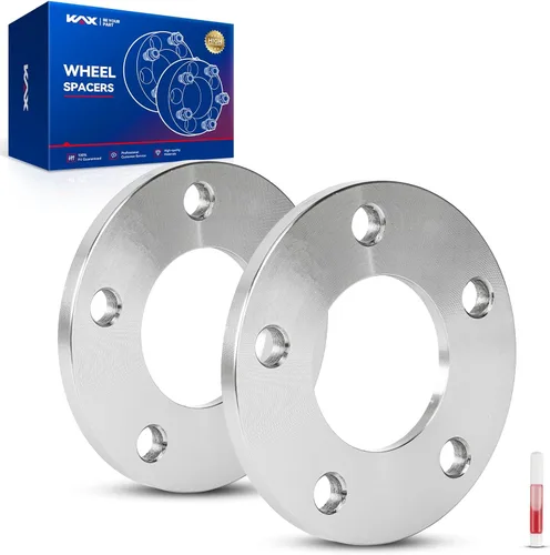 Vista 37 de KAX Espaciadores de rueda de 4 x 4.25 pulgadas de 1 pulgada para enfoque, fiesta, espaciadores centrados de 4 lengüetas con orificio de cubo