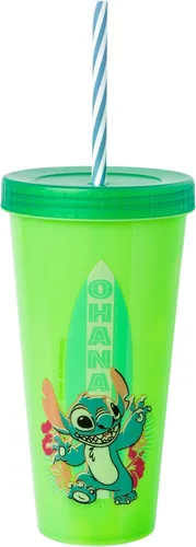 Vista 70 de Silver Buffalo Disney Nightmare Before Christmas Character Grid - Paquete de 4 vasos de plástico que cambian de color, 24 onzas