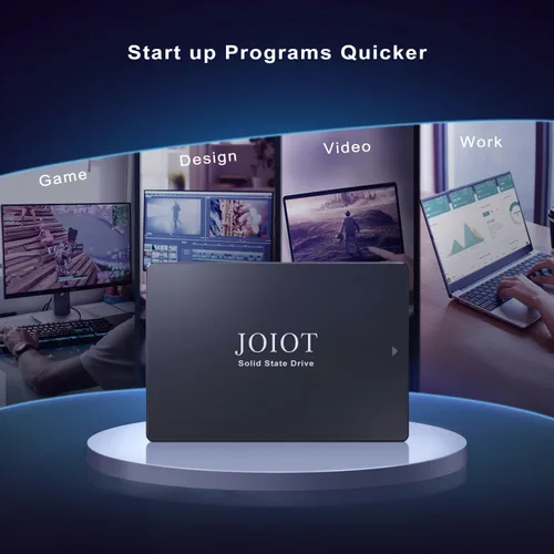 Vista 6 de JOIOT Disco duro interno de estado sólido SSD de 128 GB, 3D NAND SSD interno SATA III de 2.5 pulgadas, hasta 550 MB/s, rendimiento mejorado