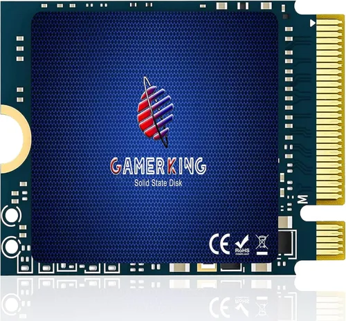 Vista 19 de GAMERKING Unidad interna de estado sólido SSD NVMe PCIe Gen 4.0X4 M.2 2230 de 512 GB, compatible con PS5, Steam Deck, Microsoft Surface, Ultrabook