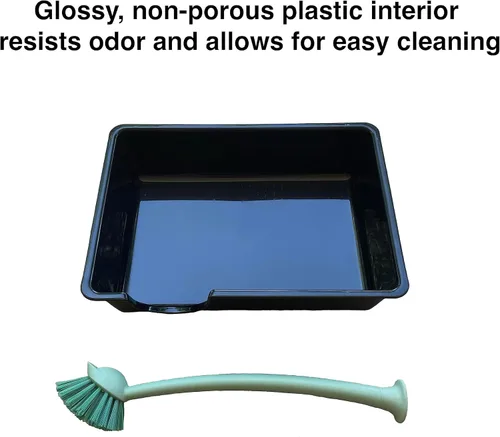 Vista 7 de Caja de plástico para piel de reptiles para geckos de leopardo, serpientes, lagartos, serpientes de maíz, pequeña y juvenil