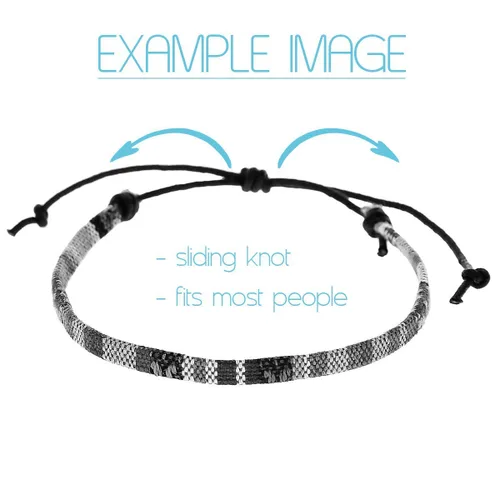 Vista 5 de Made by Nami 2 Pcs Surfer Anklet Set Waterproof and Adjustable Braided Anklets for Women and Men Boho Ankle Bracelet Set of 2 for Ethnic Hippie