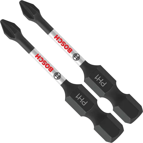 Vista 21 de BOSCH ITPH1102 - Paquete de 2 unidades de 1 pulgada. Phillips #1 Impact Tough Destornillador Brocas de Inserción