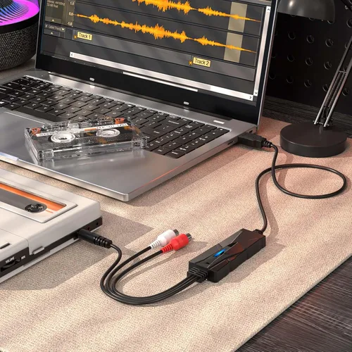 Vista 2 de DriverGenius AV202-B USB2.0 Dispositivo de tarjeta de captura/grabber de audio - Win & Mac