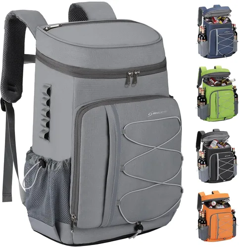 Vista 18 de Mochila enfriadora Maelstrom - Bolsa de almuerzo aislada suave a prueba de fugas para 35/50 latas, ideal para acampar, playa, senderismo y compras