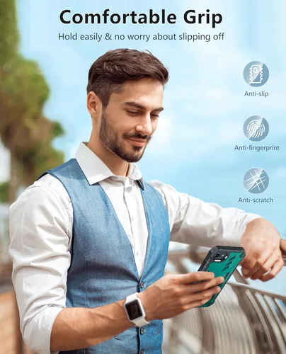 Vista 8 de FNTCASE Funda para iPhone SE de 3ª/2ª generación: para iPhone SE 2022/2020/8/7/6S/6 Funda de teléfono con protección contra caídas, resistente a