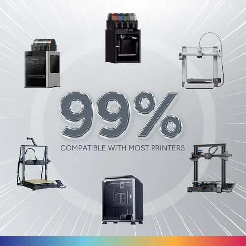 Vista 127 de Overture Petg - Filamento de 0.07 pulgadas con superficie de construcción 3D 7.87 x 7.87 pulgadas, consumibles para impresora 3D, carrete de 2.2