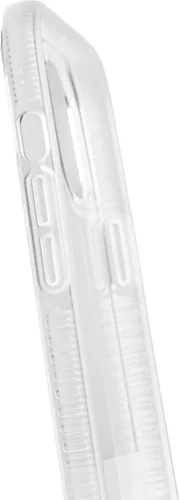 Vista 3 de BodyGuardz Funda Stack de protección contra impactos de 10 pies compatible con el iPhone 12 Mini (dos tonos transparentes)