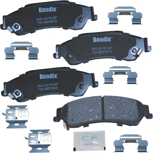 Vista 87 de Pastillas de Freno Traseras Cerámicas Bendix Priority1 CFC1510 para INFINITI QX56 2013-2011, QX80 2024-2014, Nissan Armada 2023-2017