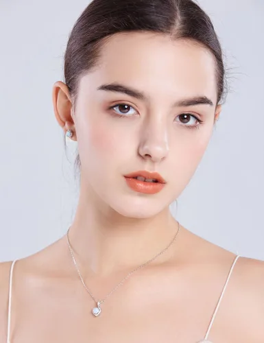 Vista 2 de Mints Juego de joyas de ópalo, collar con dije de corazón de plata de ley, aretes de tuerca con piedra natal de octubre para mujer, Ópalo sintético