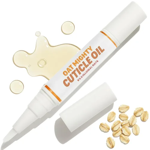 Handmade Heroes Fortalecimiento de cutículas, 8% de avena coloidal para cutículas, bolígrafo de aceite para cutículas, rejuvenecer, nutrir las uñas,