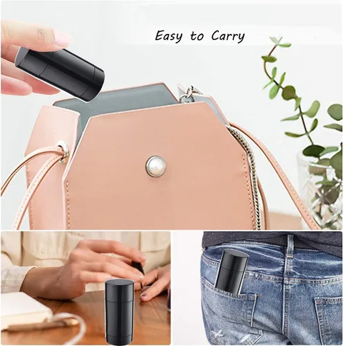 Vista 4 de Recipientes de desodorante vacíos de 2.5 fl oz (2.5 fl oz), barra de llenado de plástico, contenedor de desodorante de plástico, botellas