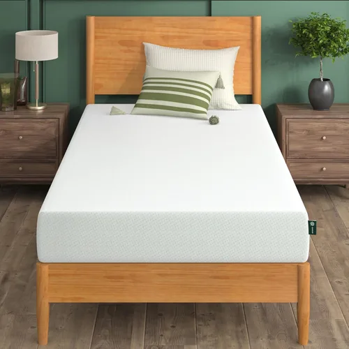 Vista 7 de Zinus Lumbar+ Colchón de espuma viscoelástica prémium de 14 pulgadas, tamaño Queen, soporte lumbar, alivio de presión específico, gel refrescante