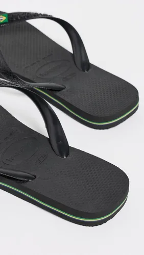Vista 3 de Havaianas Ojotas Brasil para hombre Negro