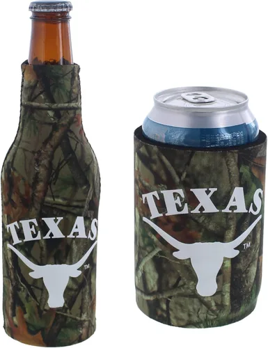 Vista 74 de College Team Color Logo Can & Bottle Holder Insulator Beverage Cooler Set