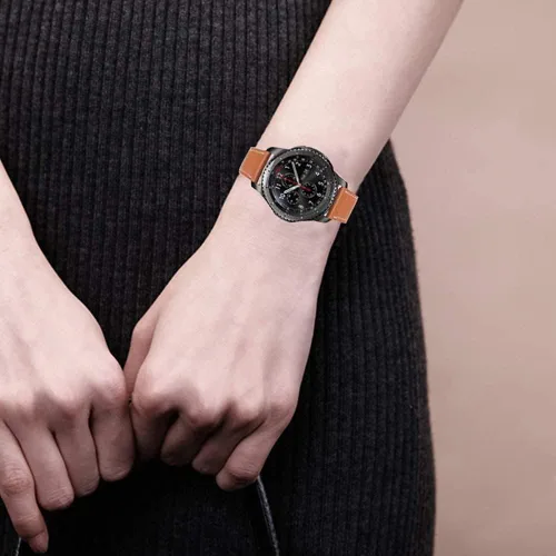 Vista 6 de Bands for Samsung Gear S3 FrontierClassic Watch Silicone Bracelet, Sports Silicone Band Strap Replacement Wristband For Samsung Gear S3 Frontier S3