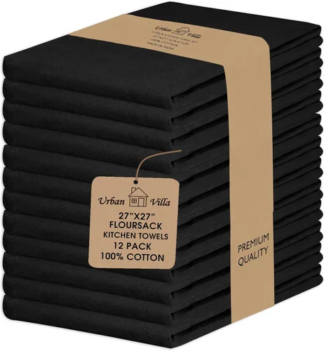 Vista 22 de Urban Villa Toallas de cocina 100% algodón para cocina (juego de 6) paños de cocina de 20 x 30 pulgadas, altamente absorbentes, juego de ropa