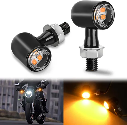 Vista 16 de Nilight Luz trasera ovalada de 6 pulgadas con ojales de montaje empotrado con soportes de montaje, 2 luces direccionales ámbar impermeables para 2