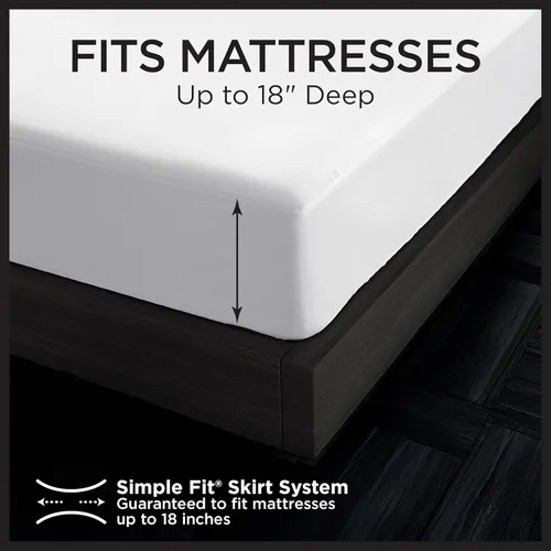 Vista 7 de Protect-A-Bed Essential - Protector de colchón tamaño individual, resistente a los ácaros, sin ruido y a los olores, 100% impermeable, lavable a