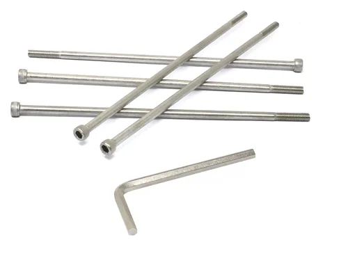 Vista 135 de iexcell Kit de tornillos de cabeza hexagonal de acero inoxidable 304, 100 unidades M2 x 0.157 in, paso de rosca de 0.016 in