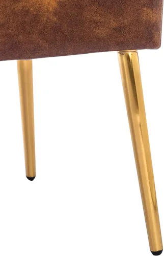 Vista 55 de DUHOME Banco otomano moderno de terciopelo, tapizado con botones, banco de pie de cama con base dorada para entrada, sala de estar, comedor