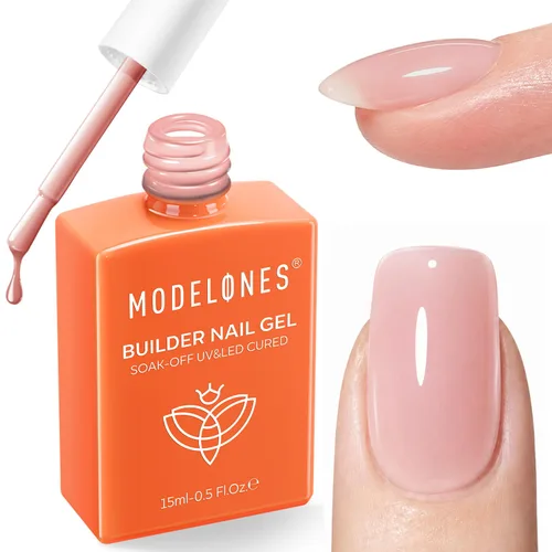 Vista 14 de modelones Builder Esmalte de uñas en gel, blanco lechoso constructor blanco