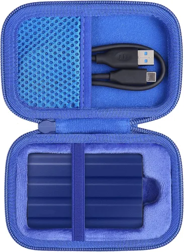 Vista 12 de co2CREA - Funda rígida de viaje para Samsung T3 T5 portátil de 250 GB, 500 GB, 1 TB, 2 TB, SSD USB 3.0, unidades externas de estado sólido