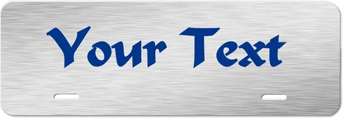 Vista 10 de Carpe Diem Designs placa frontal personalizable para matrícula/tocador, fabricada en Estados Unidos., Aluminio