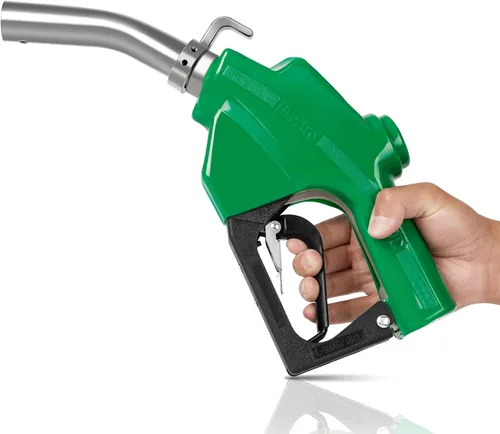 Vista 33 de Boquilla de combustible automática de 1 pulgada NPT de apagado automático roja con junta giratoria de 19/16 pulgadas (diámetro exterior = 30 mm)