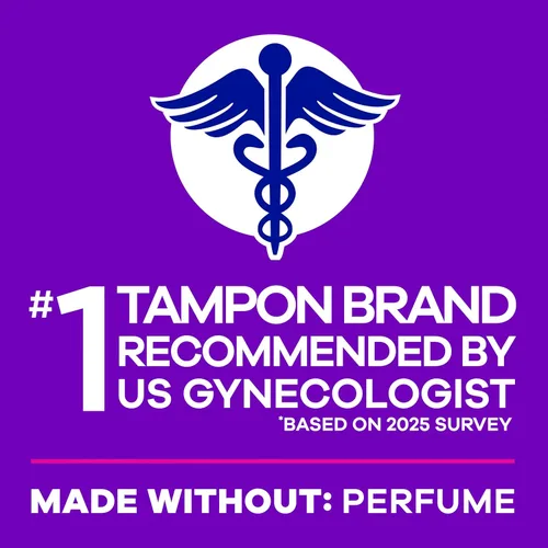 Vista 9 de Tampax Radiant tampones para mujeres, multipack, con trenza LeakGuard, absorbencia regular/súper/súper plus, sin perfume, 28