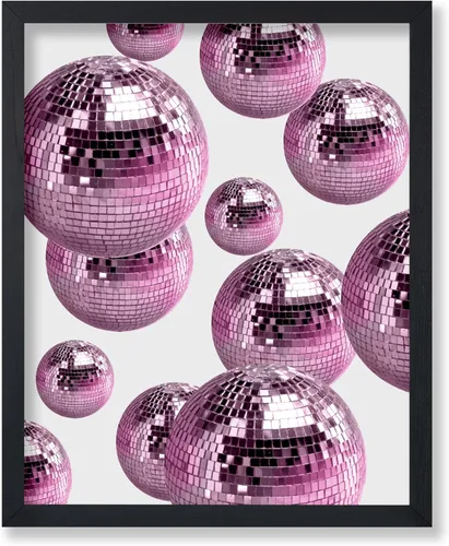 Vista 57 de Poster Master Disco Ball Head Poster - Retro Cocktail Print - Alcohol Art - Martini Glass Design - Preppy Design - Disco Print - Bar Cart Decor