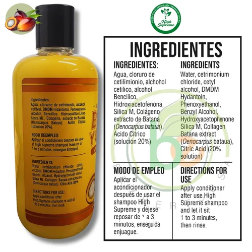 Vista 8 de Champú de aceite Batana con colágeno, romero y aloe vera y acondicionador Combo – 16.9 onzas líquidas cada uno – Combo nutritivo e hidratante – Sin