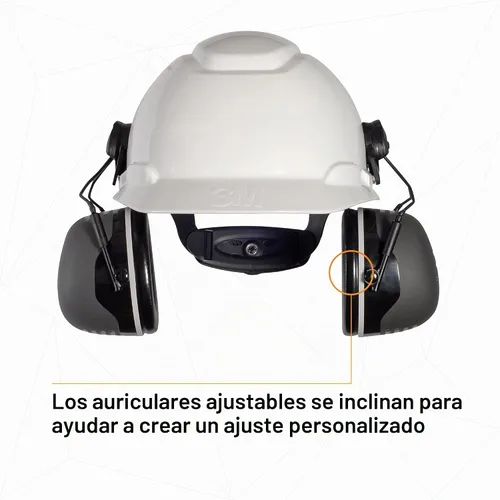 Vista 8 de 3M PELTOR - Orejeras de protección auditiva, serie X5, protección contra el ruido NRR 21 dB, construcción, fabricación, automoción