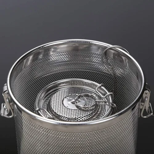 Vista 2 de Hemoton Infusor de bolas de té de malla de acero inoxidable para condimentos, filtro de cocina, cesta coladora para especias y té de hojas sueltas