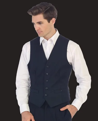Vista 6 de Gioberti Chaleco de traje formal para hombre apto para negocios o vestido casual