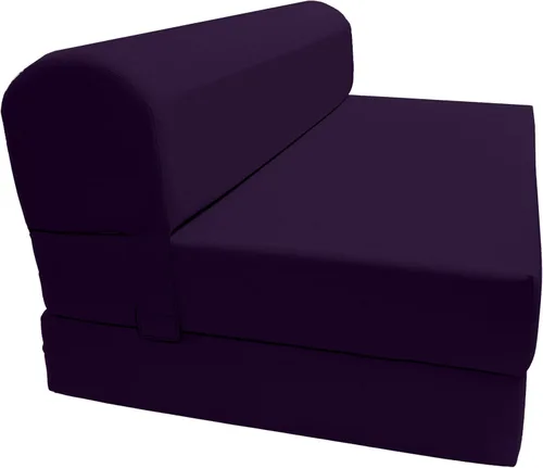 Vista 12 de D & D Futon Furniture Chair cama plegable de espuma, sofá de estudio, colchón de espuma doblado (6 x 36 x 70 pulgadas, azul real)