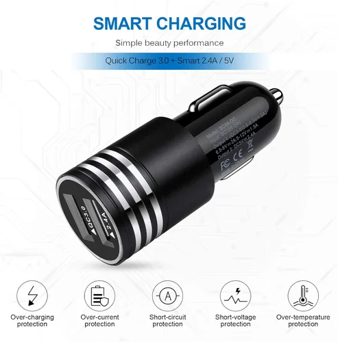 Vista 4 de Cargador rápido USB C para Samsung Galaxy S26 S25 S24 S23 S22 Z Flip 7/Z Fold 7 6 A57 A37 A17 A56 A36 A26 A16 A25 A35 A15 A54 A14 A53, carga rápida