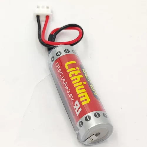 Vista 5 de MAXELL ER6C AA 3.6V 1800mAh PLC Batería para FX F2-40BL con enchufe (paquete de 5)